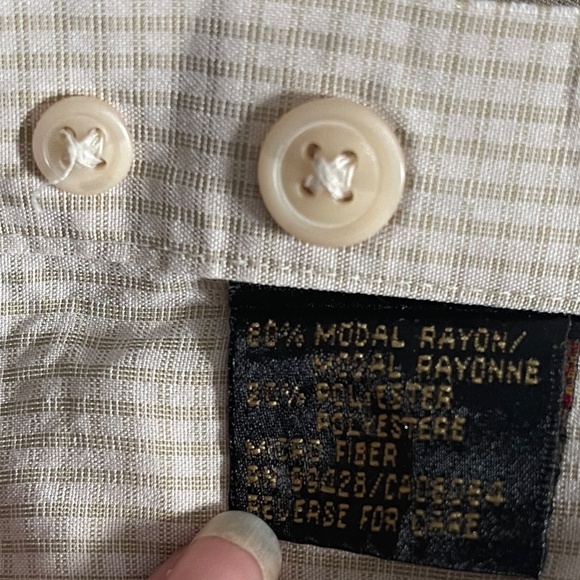 Bugatchi Button‎ Down Long Sleeve Dress Shirt Size XL - Picture 6 of 7